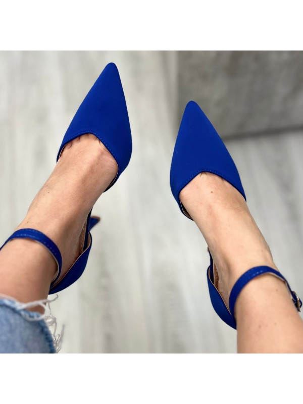 DéCOLLETé  CON CAVIGLIERA BLU DéCOLLETé  CON CAVIGLIERA BLU