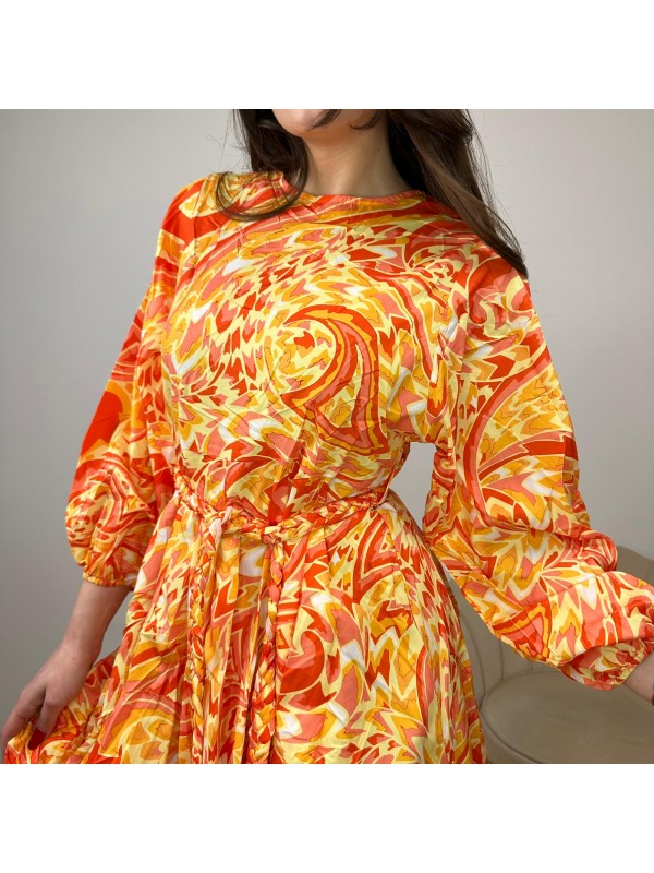 DRESS FANTASIA ARANCIO DRESS FANTASIA ARANCIO