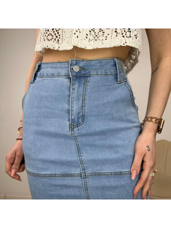 GONNA LUNGA DENIM GONNA LUNGA DENIM