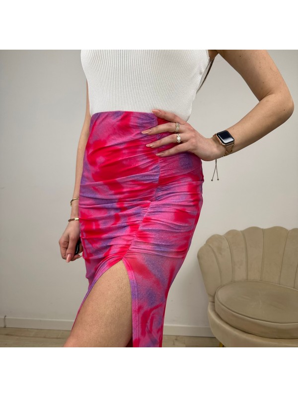 GONNA CON SPACCO FUCSIA GONNA CON SPACCO FUCSIA
