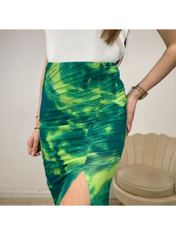 GONNA CON SPACCO VERDE GONNA CON SPACCO VERDE