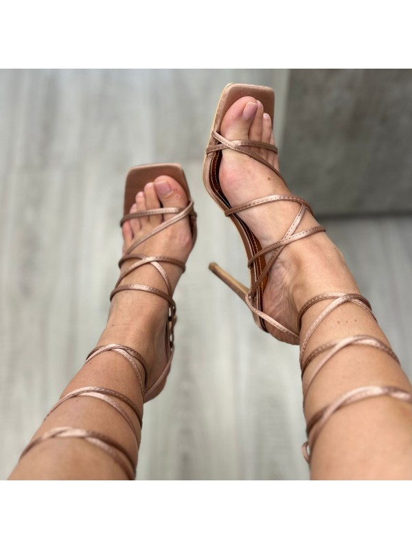 SANDALO SCHIAVA CHAMPAGNE SANDALO SCHIAVA CHAMPAGNE