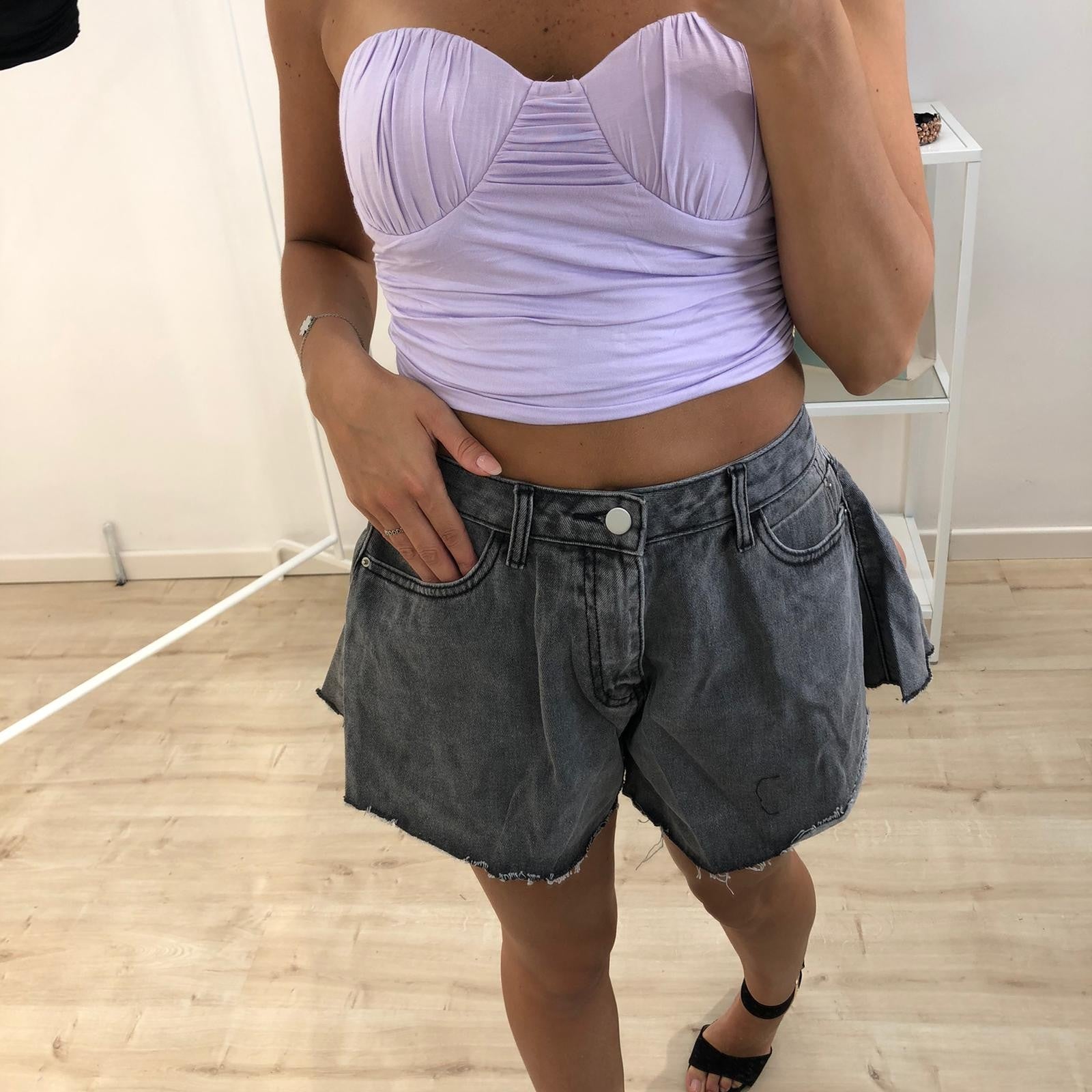 TOP BUSTIER LILLA