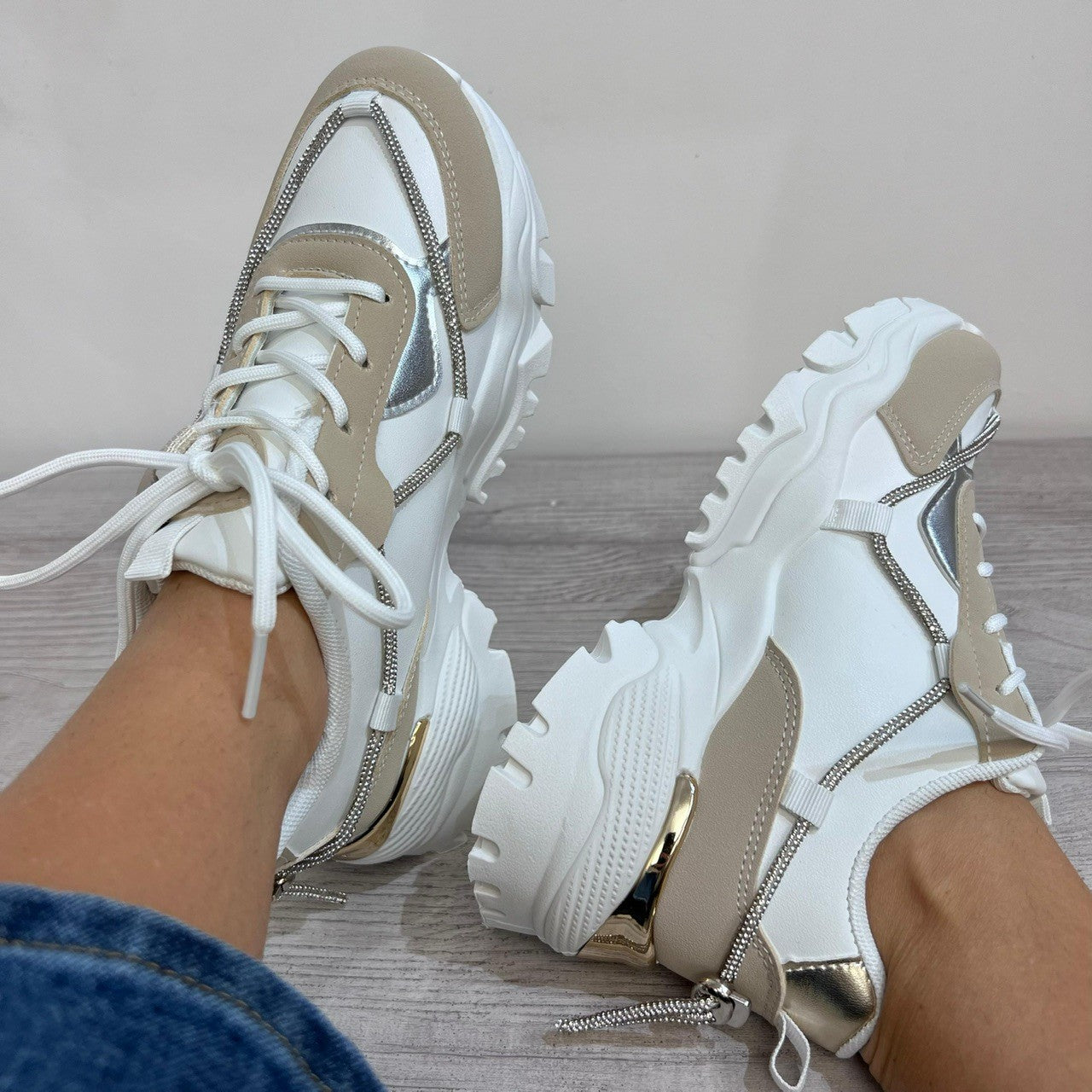 SNEAKERS KLARY BEIGE