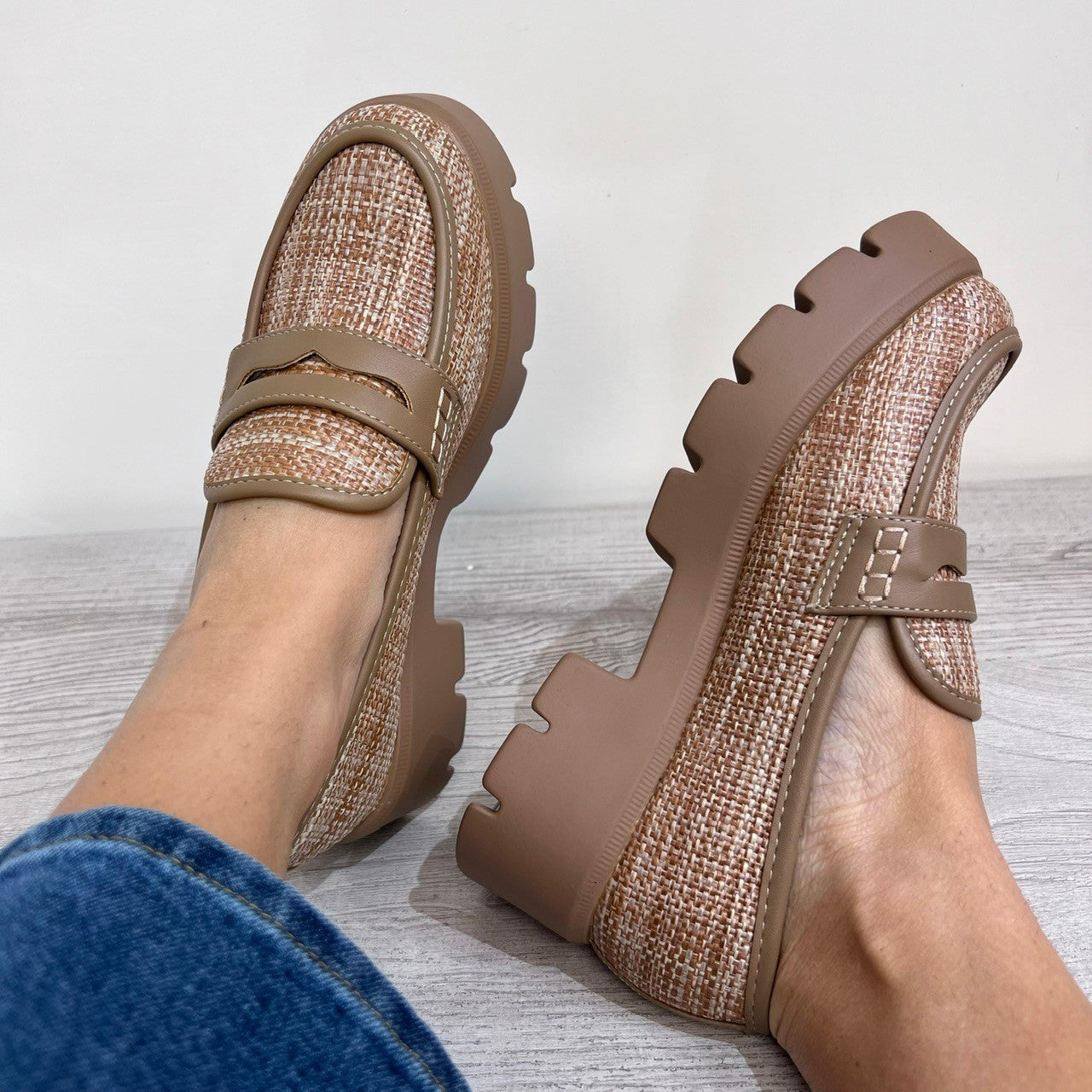 MOCASSINI FARIM CAMEL