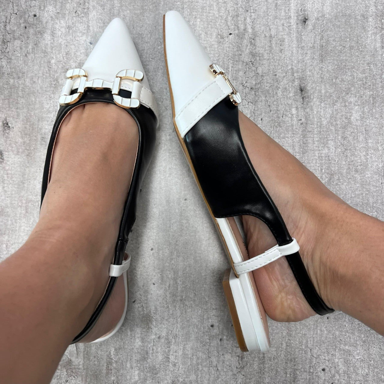 SLINGBACK CARLA NERO