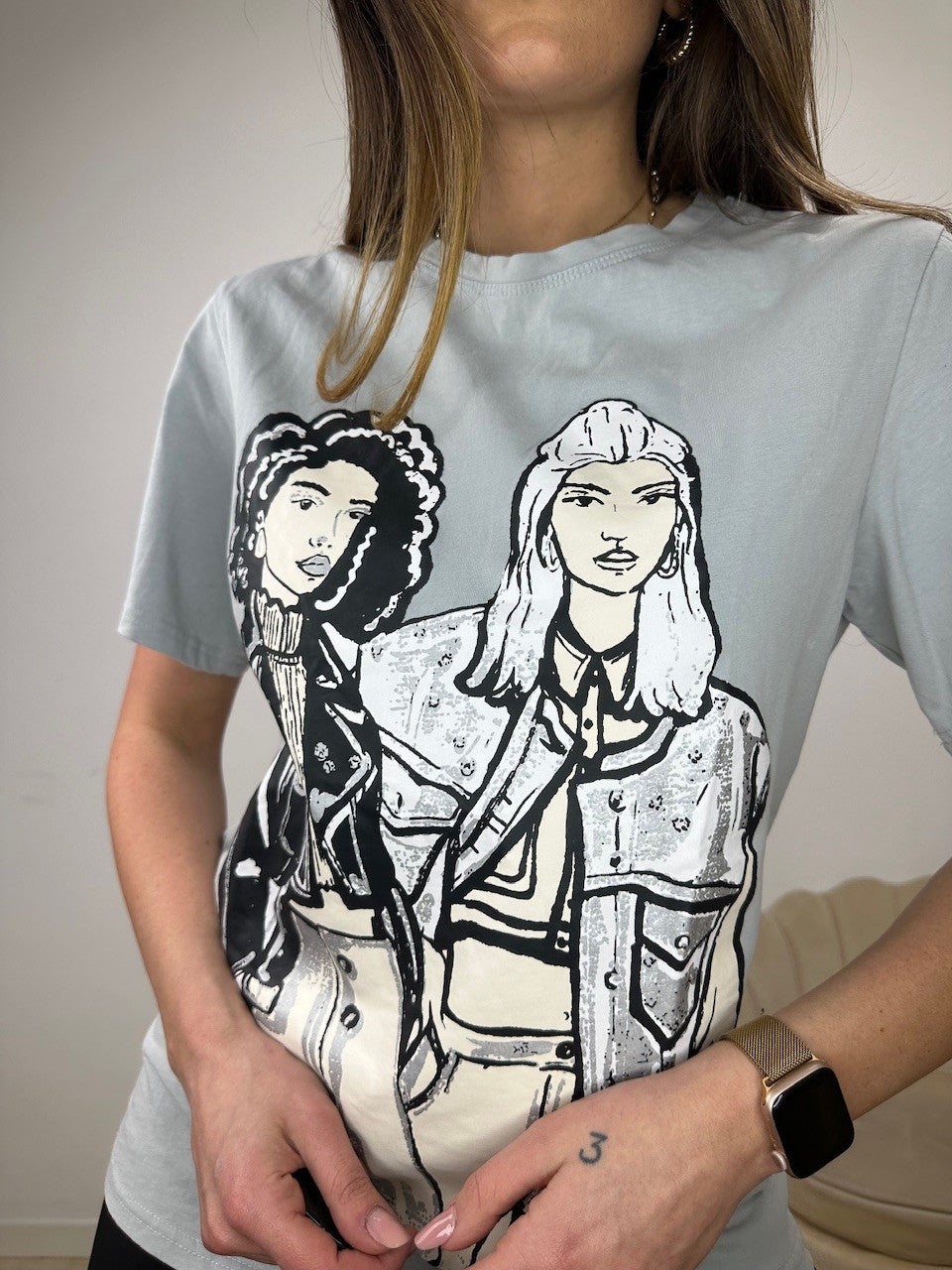 T-SHIRT MADAME GRIGIA
