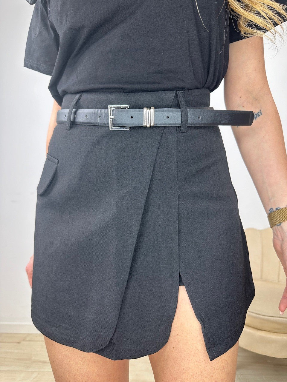 SHORT GONNA MICHEL NERA