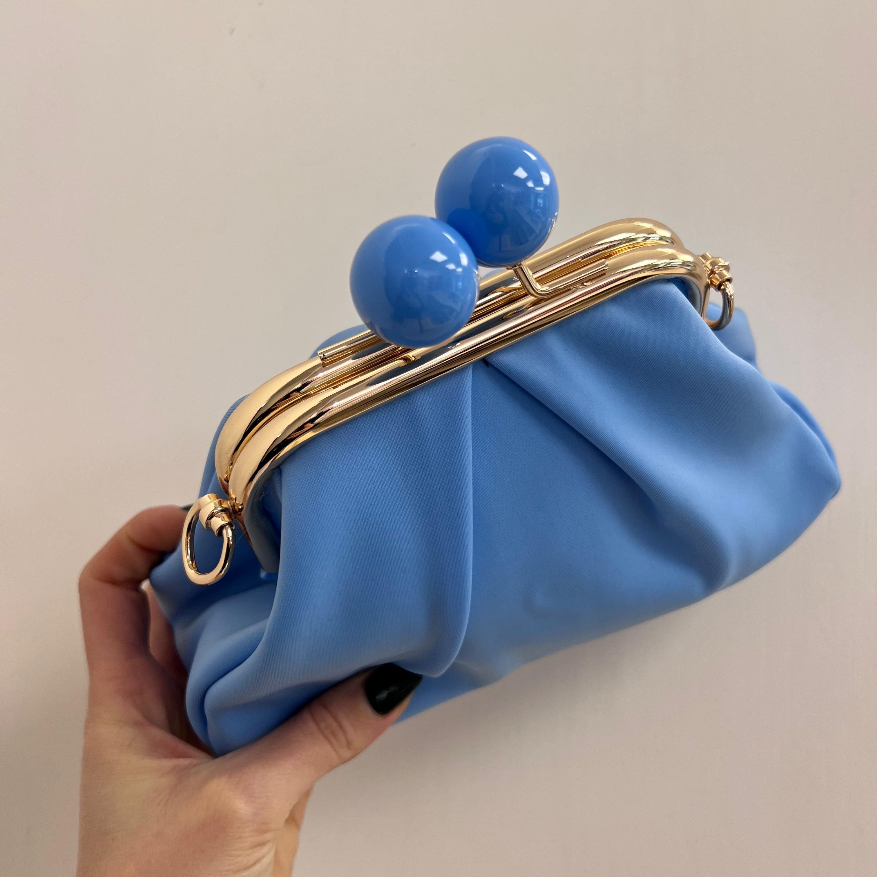 POCHETTE MINI REBECCA AZZURRA
