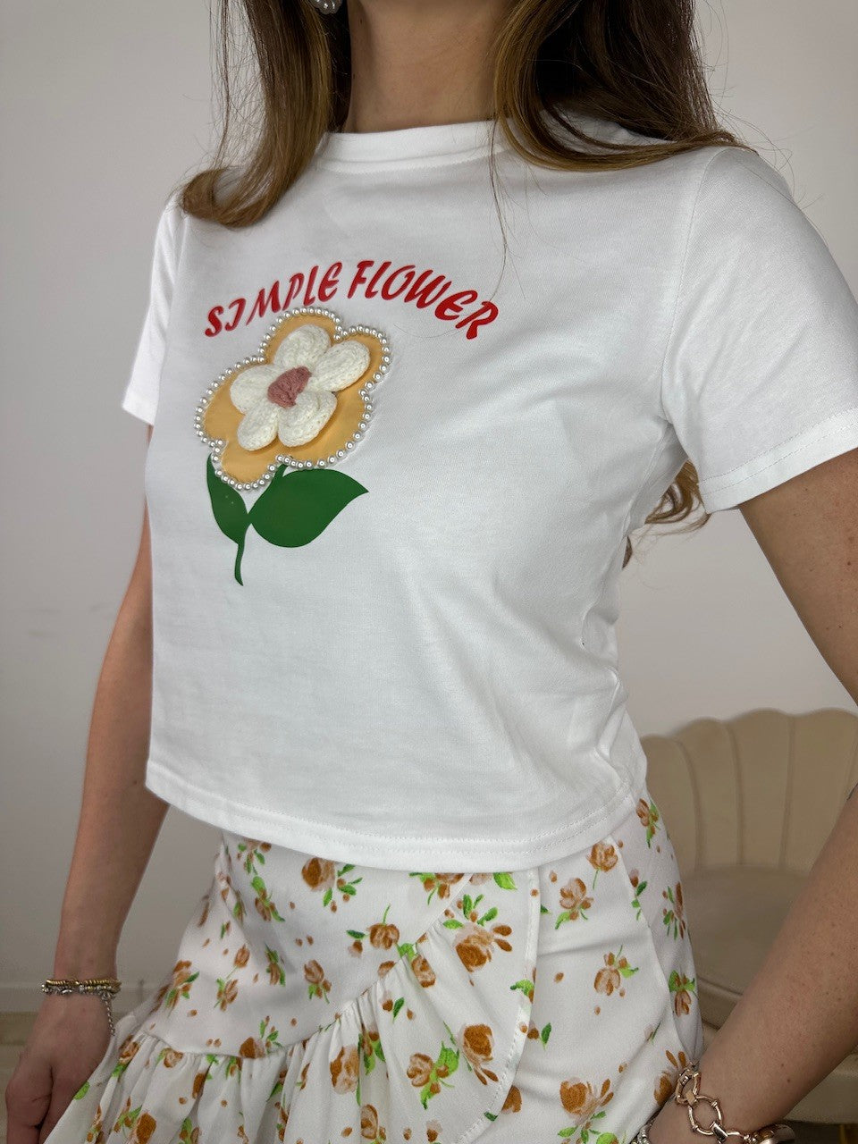 T-SHIRT SIMPLE FLOWER