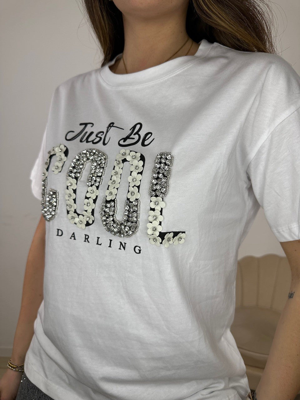 T-SHIRT COOL BIANCO/NERO