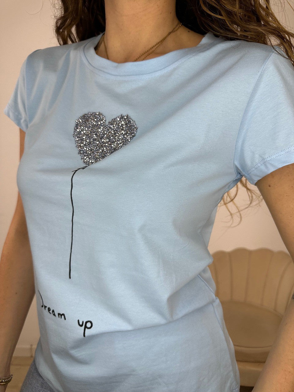 T-SHIRT DREAM UP AZZURRA