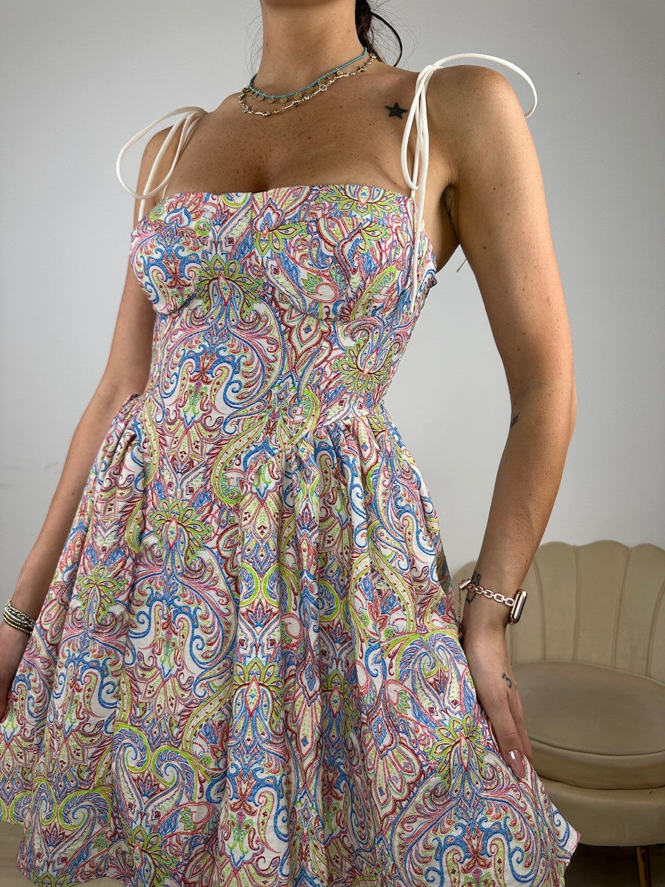 DRESS SISSY FANTASIA ASTRATTA