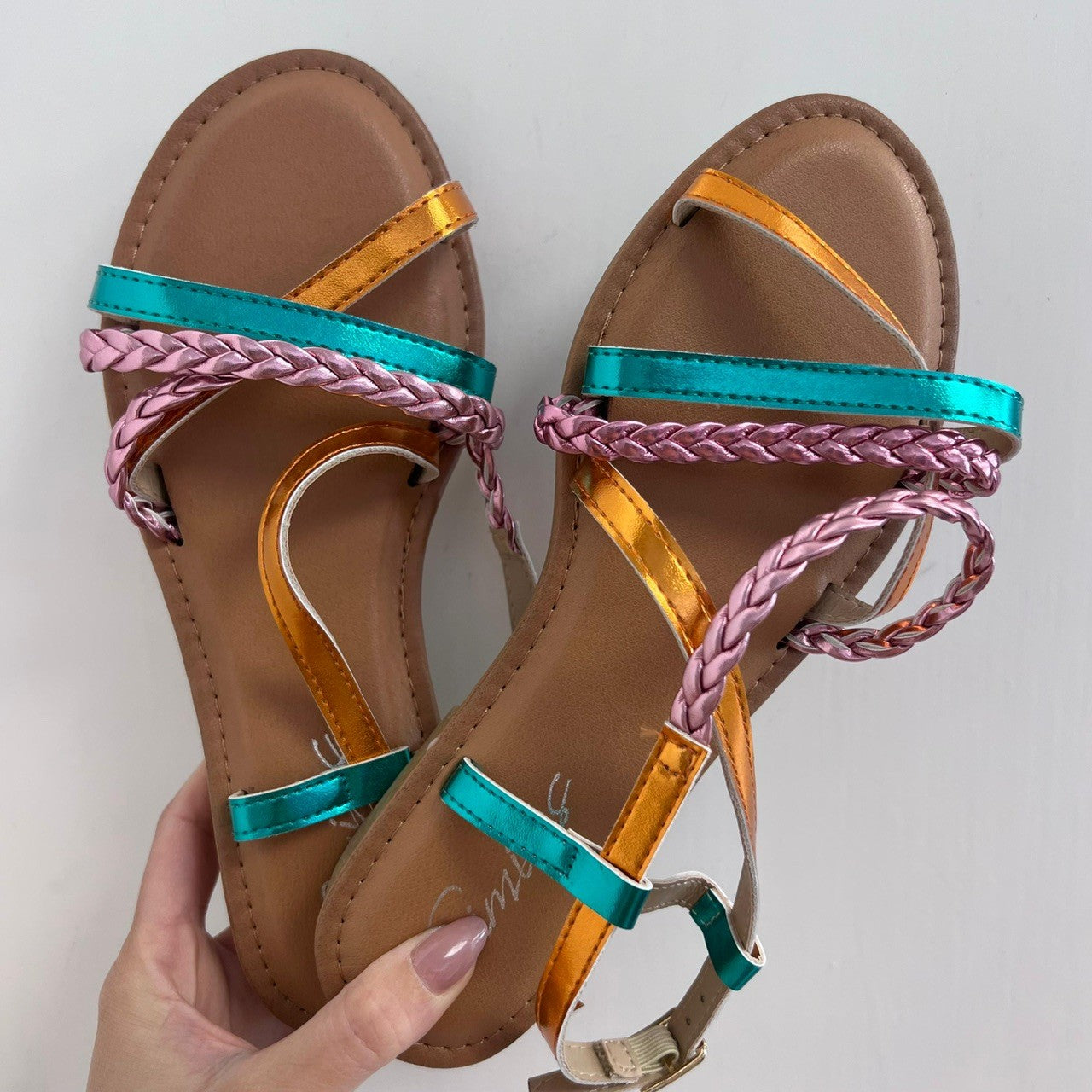 SANDALI DALY ARANCIO