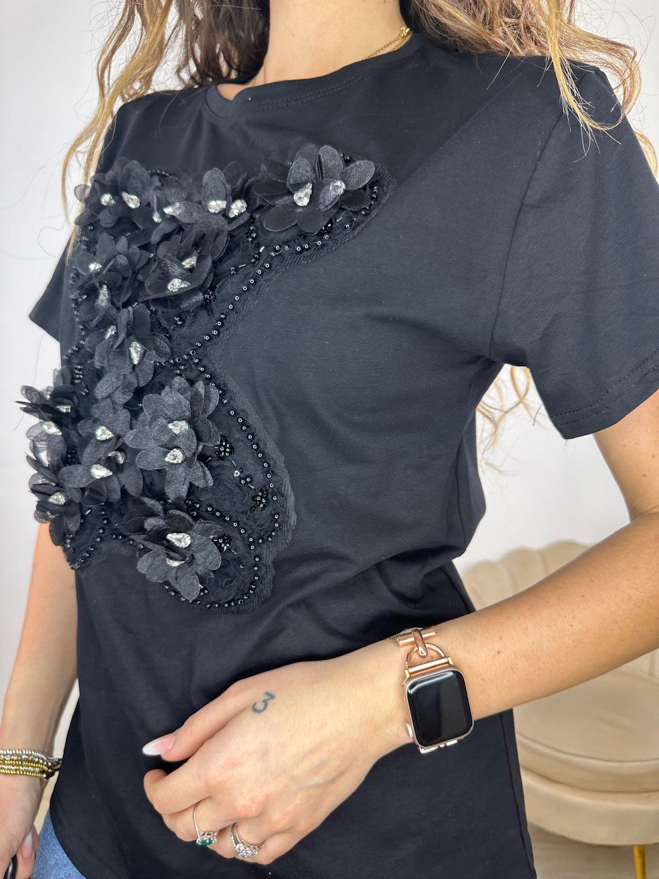 T-SHIRT GRAZY NERA