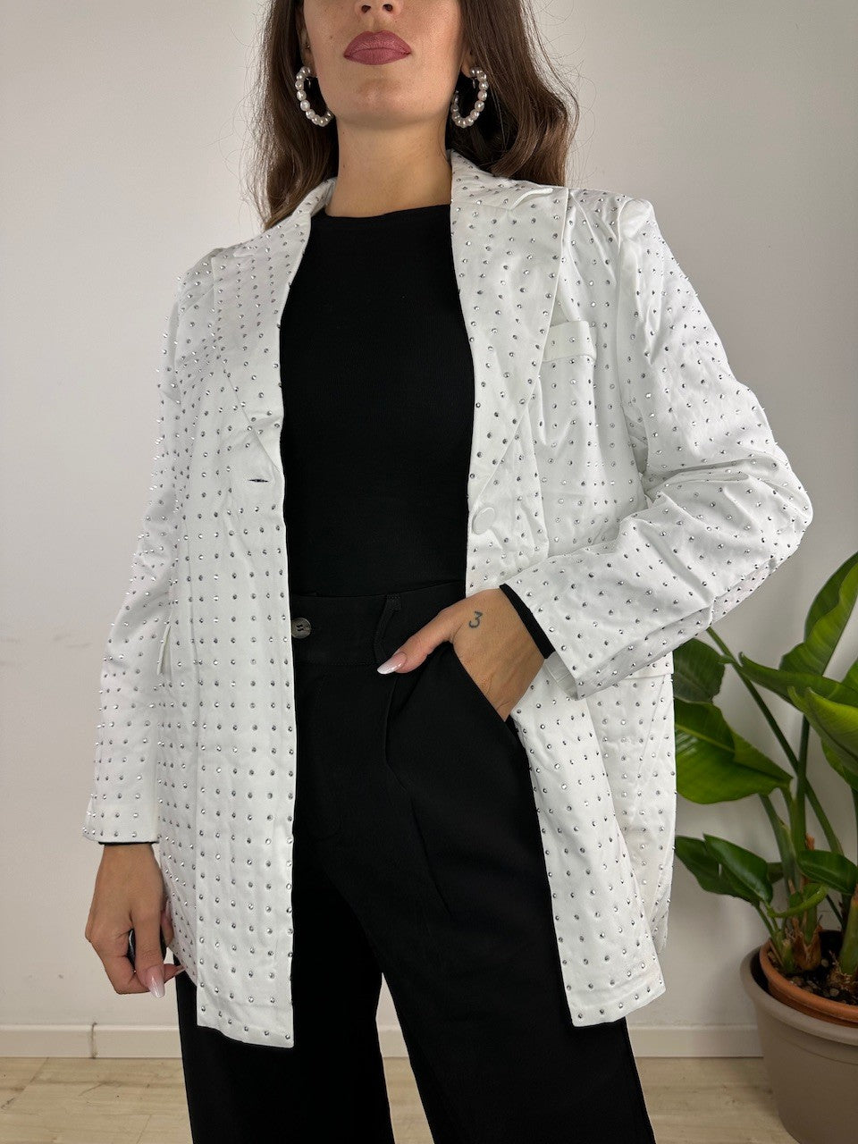BLAZER BRILLANT PROMO BIANCO