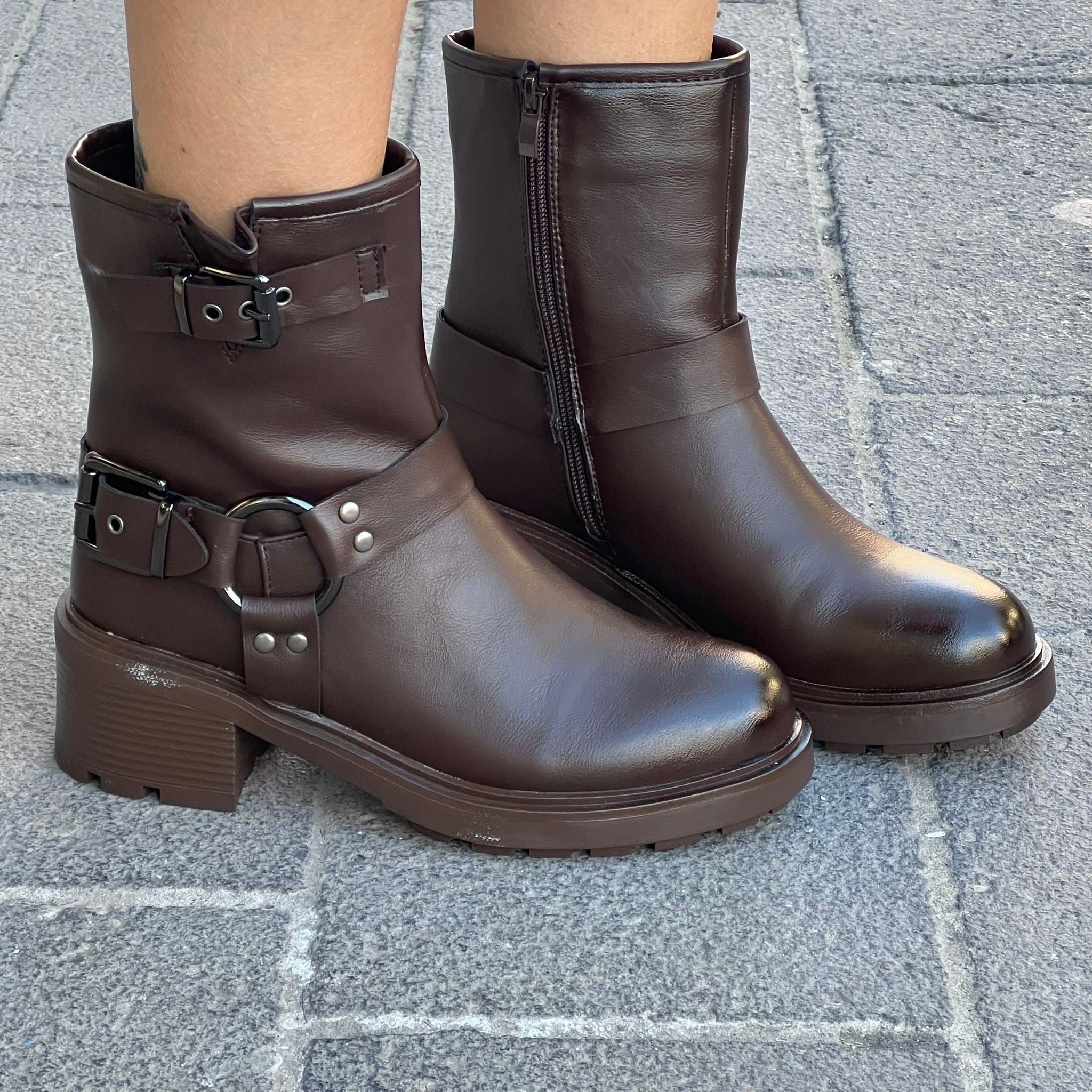 STIVALETTO KORA MARRONE