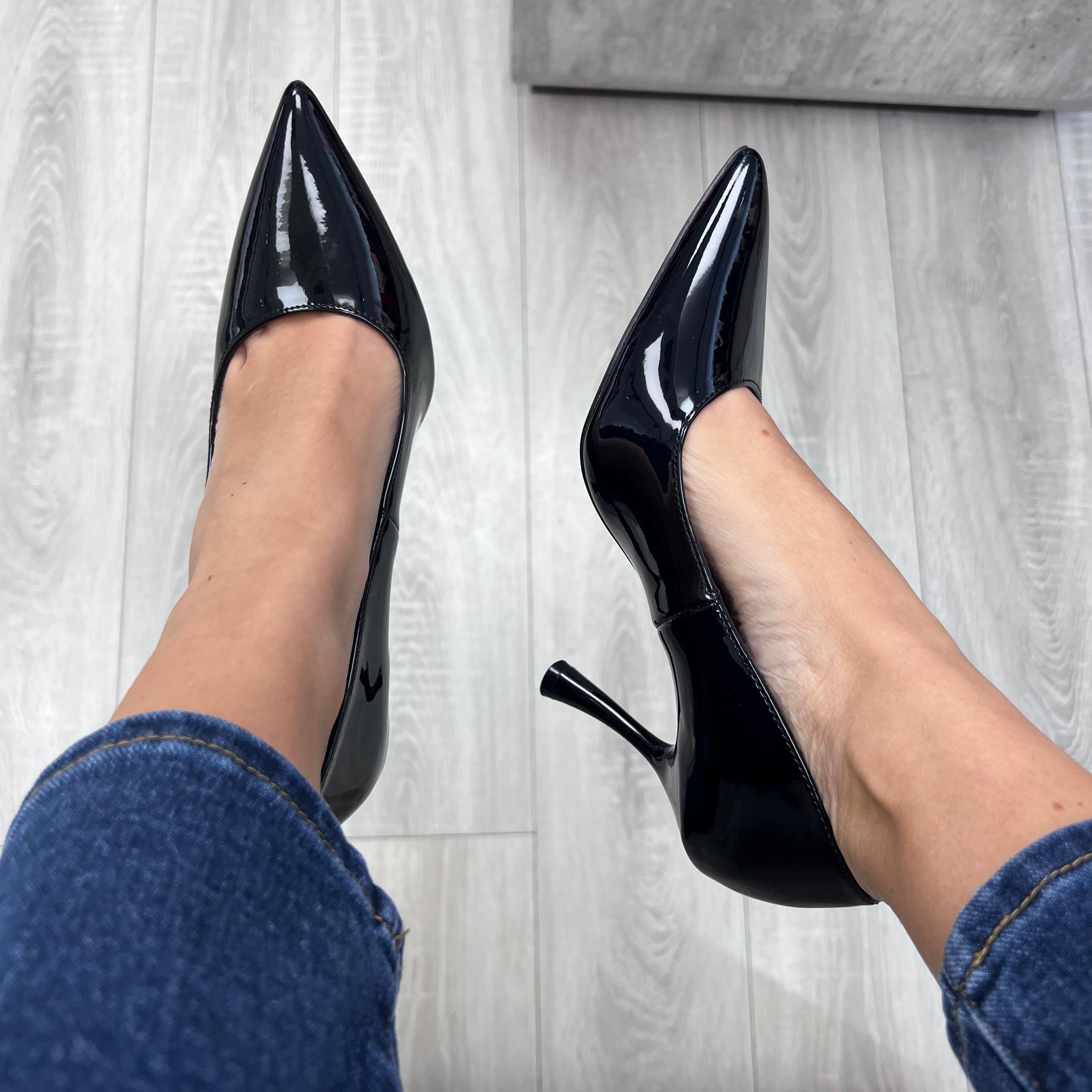 DECOLLETE LUCIDO NERO