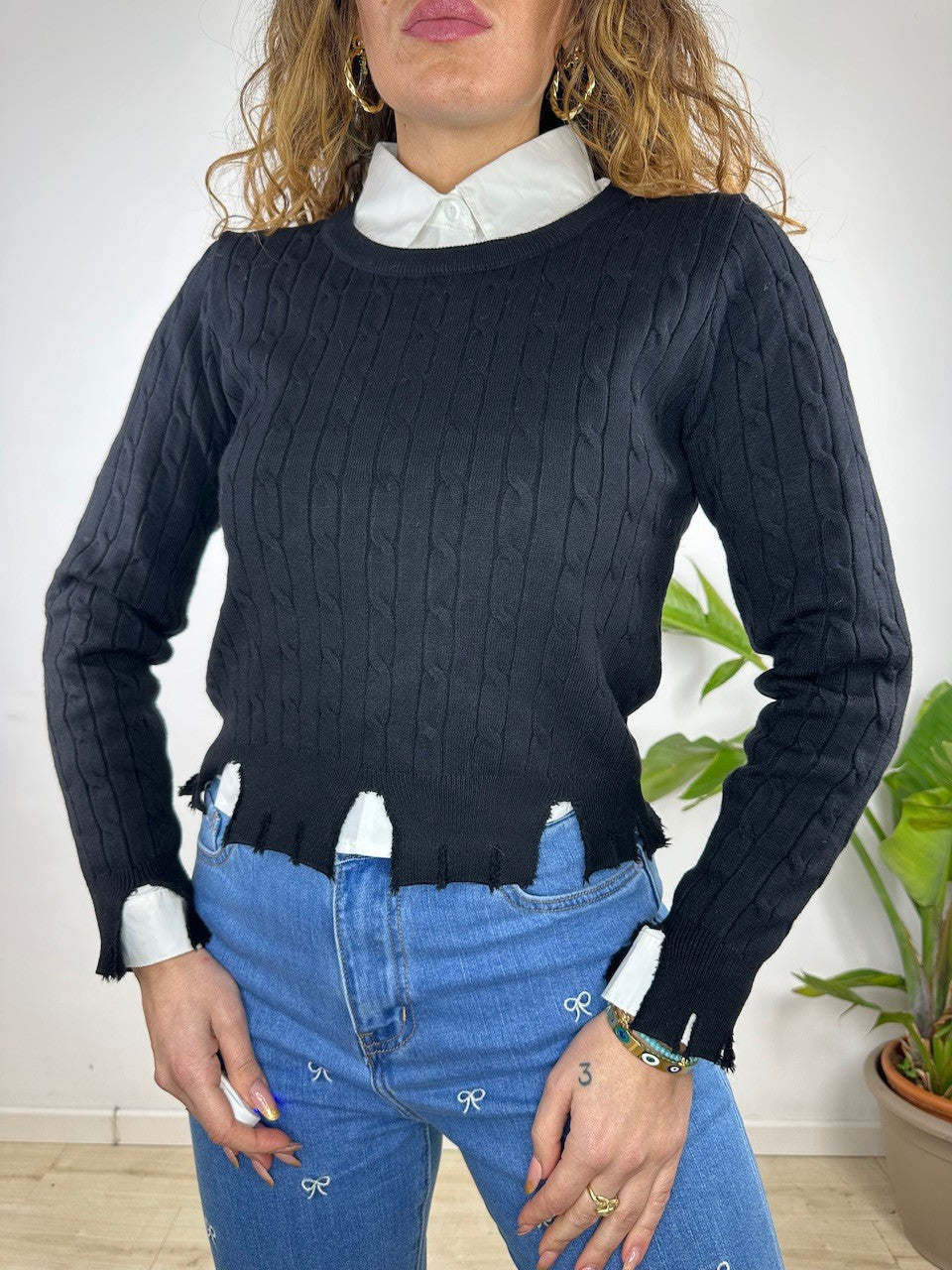 PULLOVER LISAY NERO