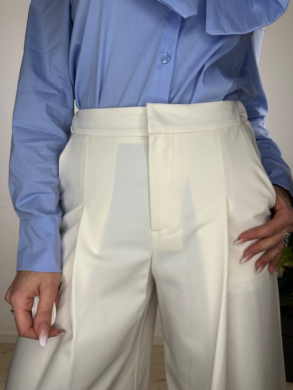 PANTALONI KATRIN LUMINA PANNA