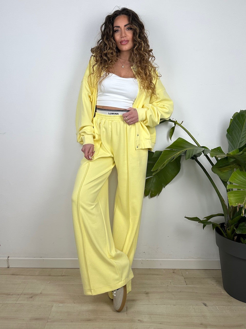 PANTALONI TUTA GLOV LUMINA GIALLO