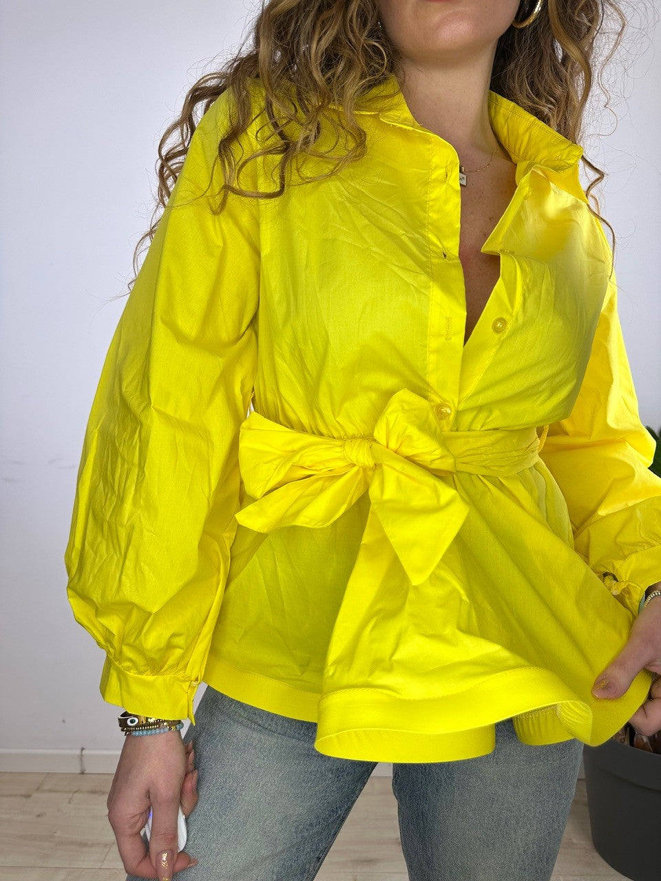 CAMICIA MONICA GIALLA