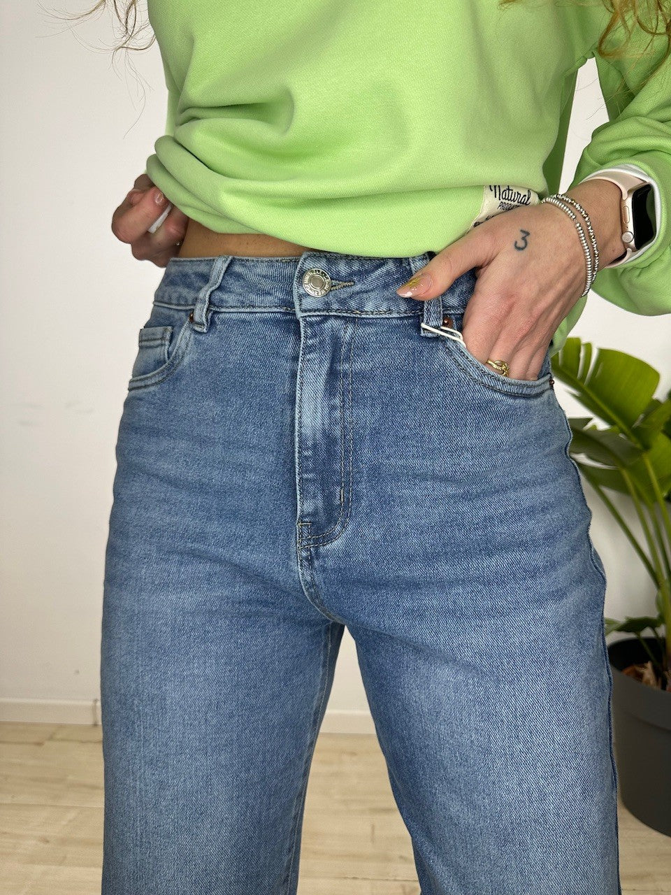 JEANS WIDE LEG SIMPLY