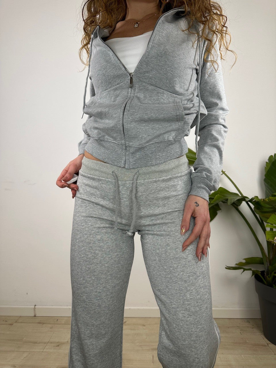 PANTALONI JOGGERS GRIGIO