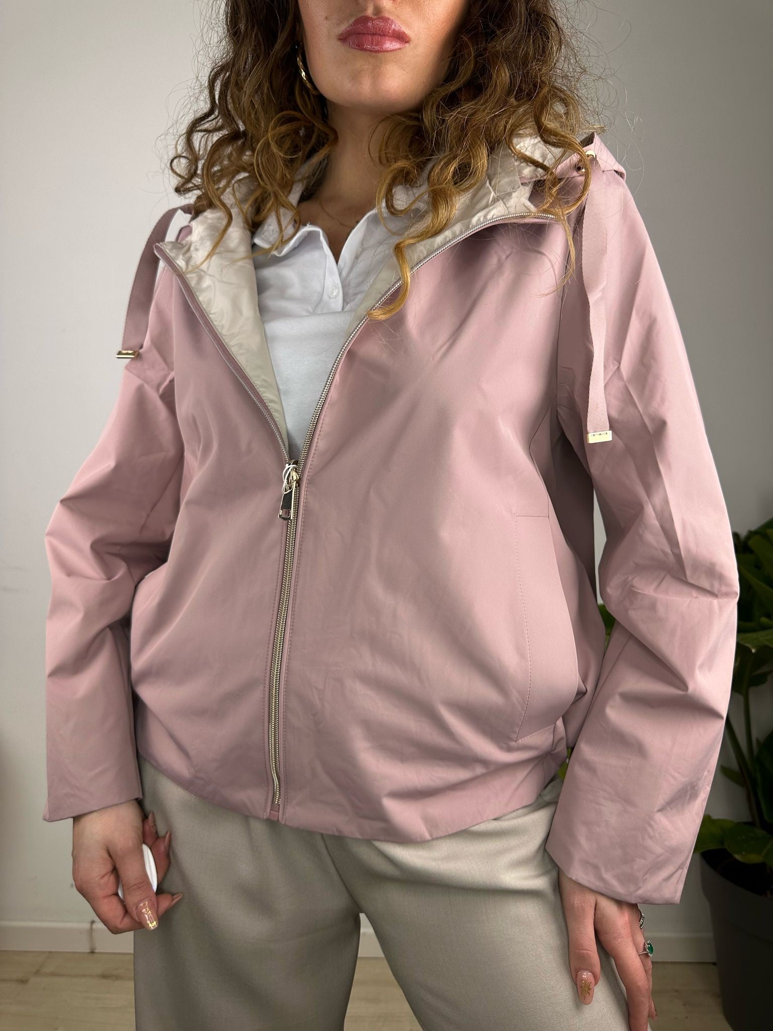 GIUBBINO DOUBLE FACE ROSA