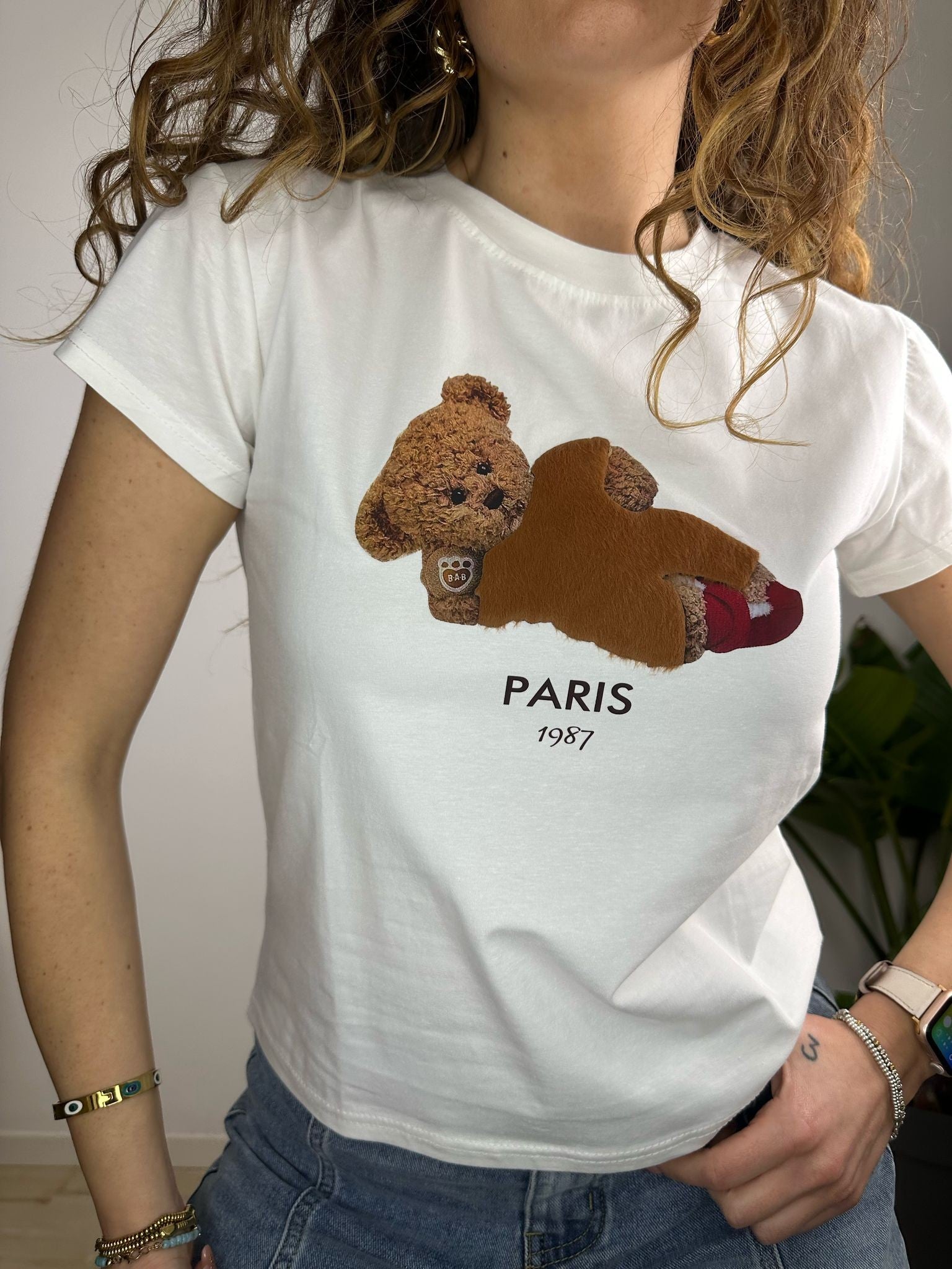 SHIRT TEDDY PARIS BIANCA