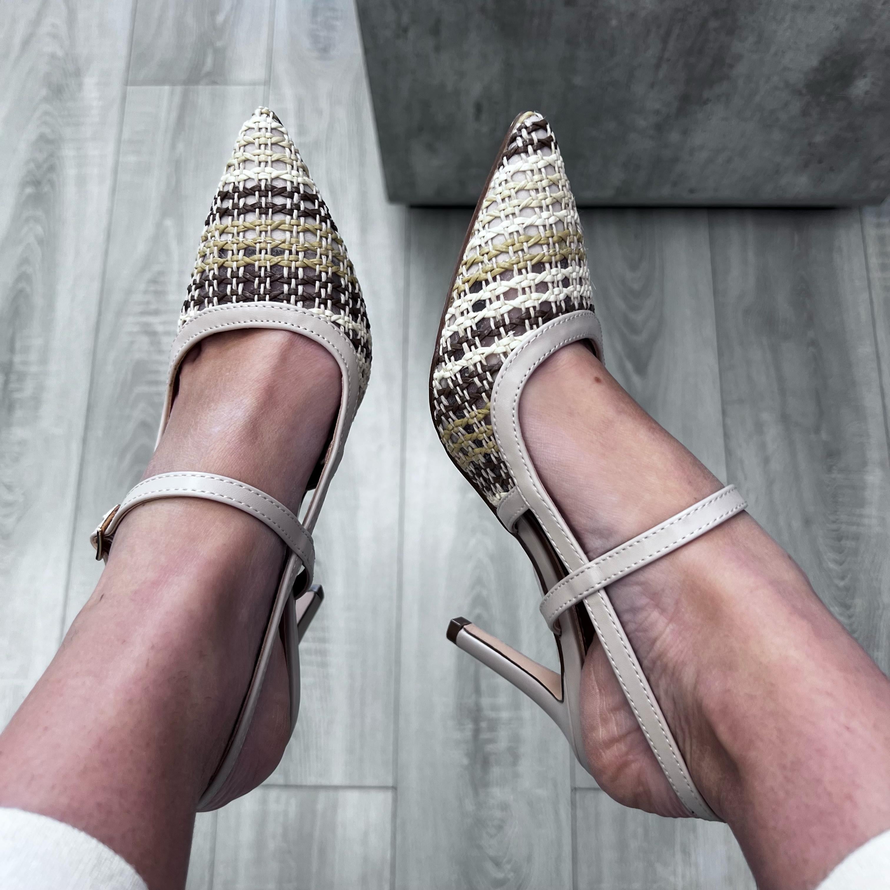 SLINGHBACK RENATA BEIGE