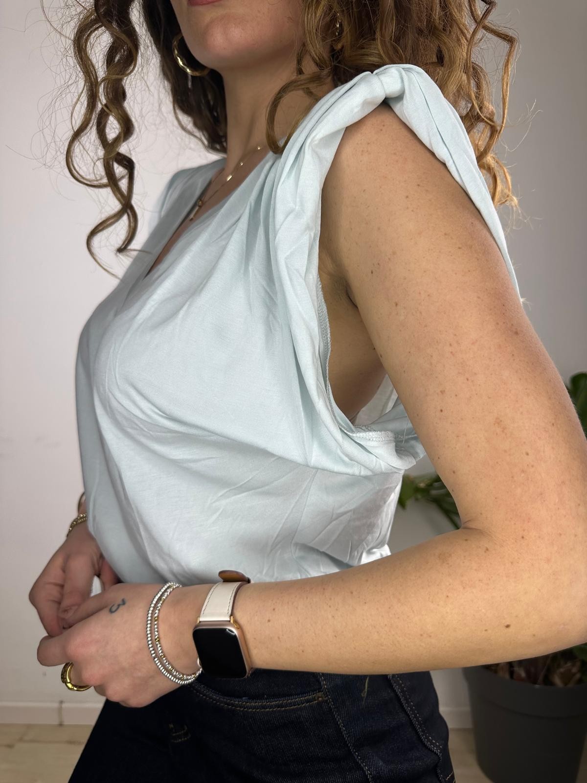 SHIRT SPALLINE VERDE