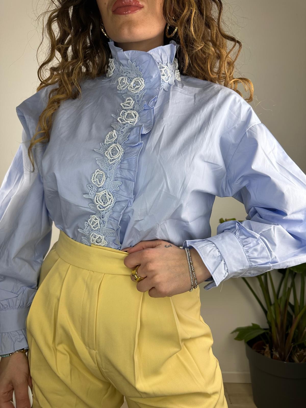 CAMICIA MARIA AZZURRA