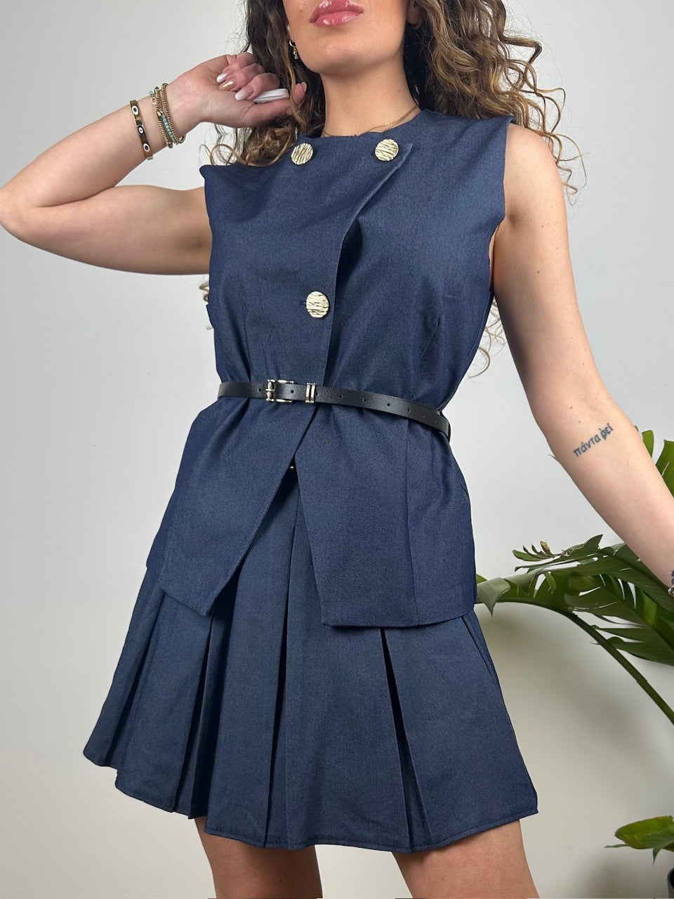 CO ORD SET CLOE DENIM