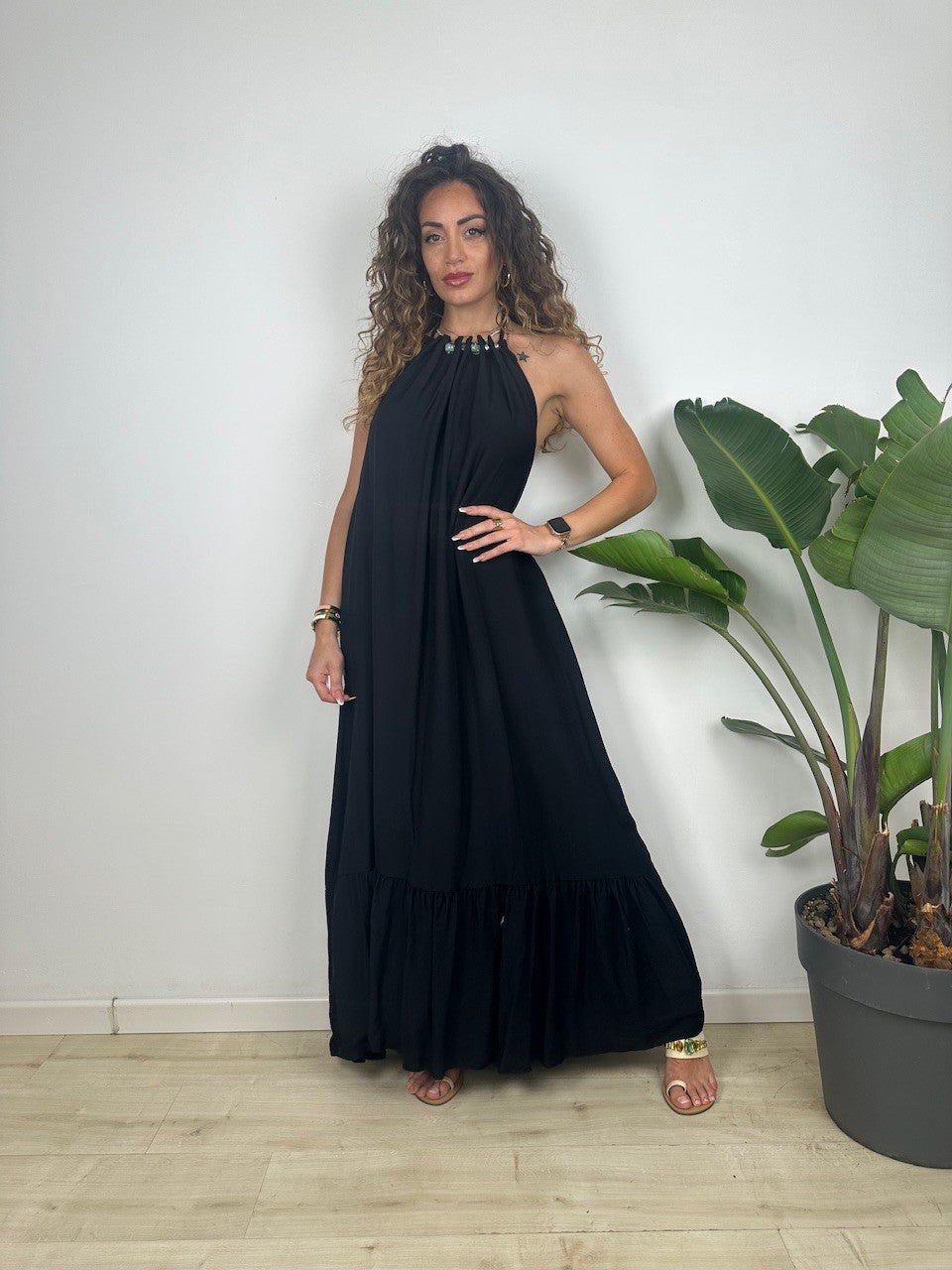 LONG DRESS LAVINIA NERO