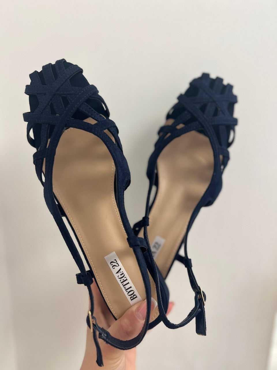 SANDALI RAGNETTO BLU