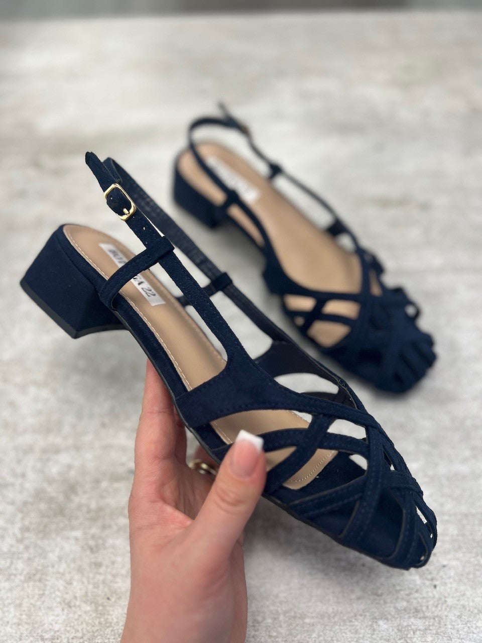 SANDALI RAGNETTO BLU