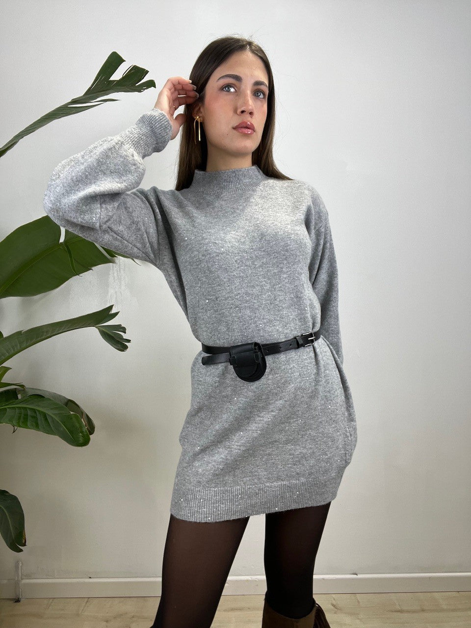 PULL DRESS URSULA GRIGIO