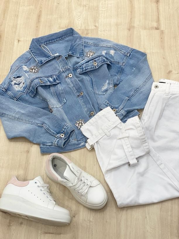 JEANS SLOUCHY BIANCO