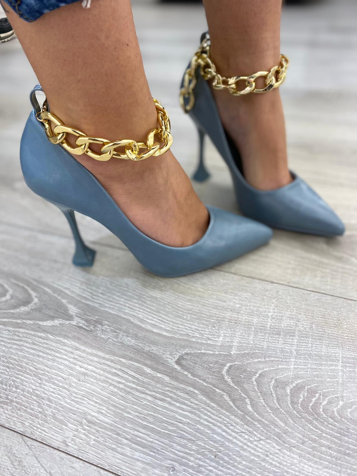 DéCOLLETé CATENA AZZURRO