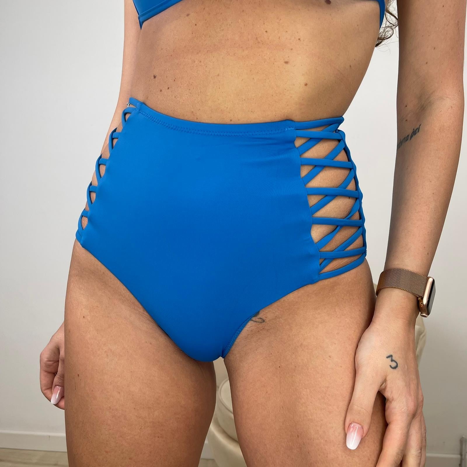 SLIP HIGHWAIST BLU
