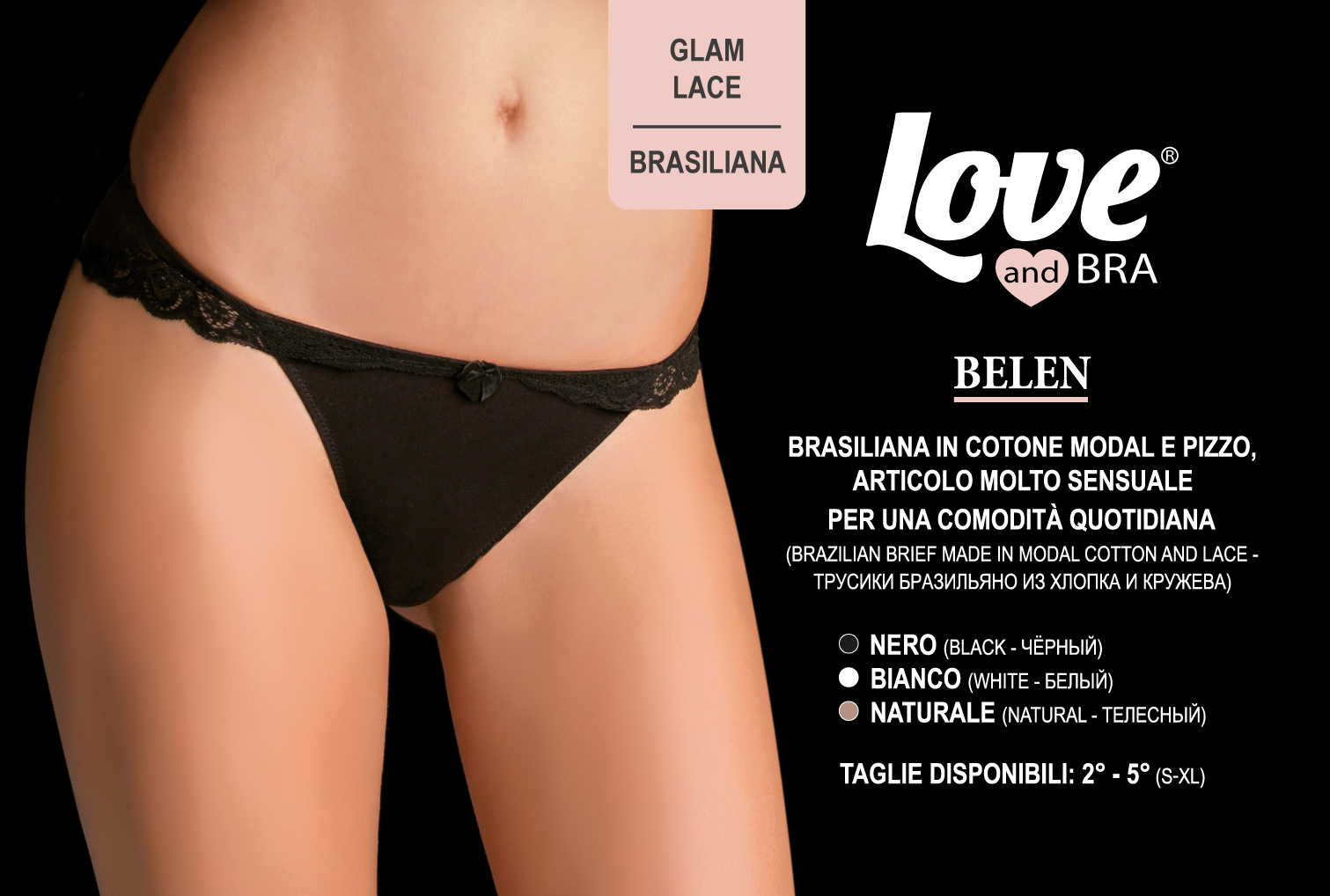 BRASILIANA BELEN "LOVE AND BRA"
