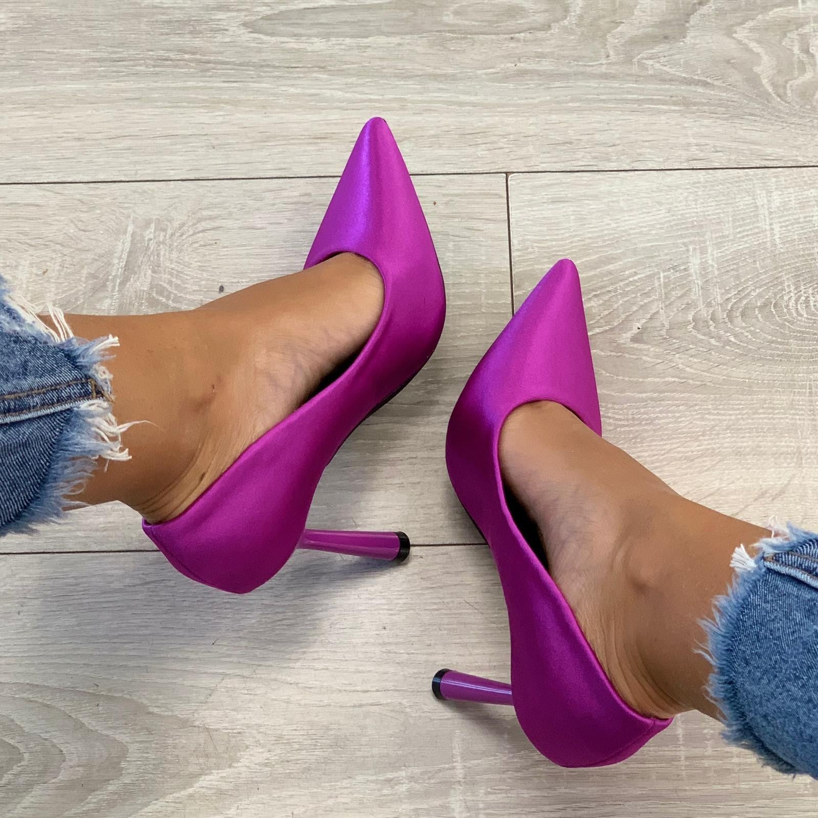 DÉCOLLETÉ METALLIC VIOLA