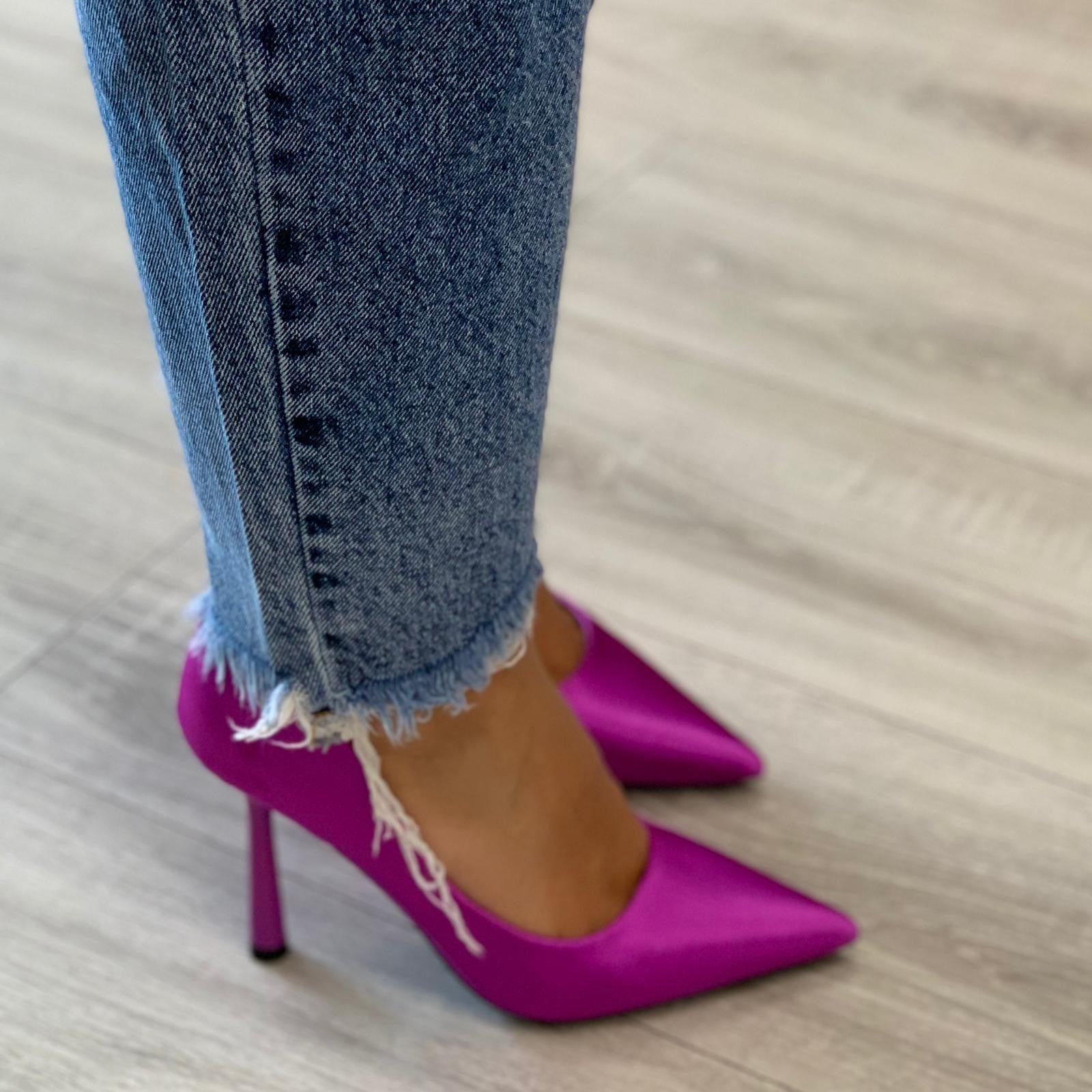 DÉCOLLETÉ METALLIC VIOLA