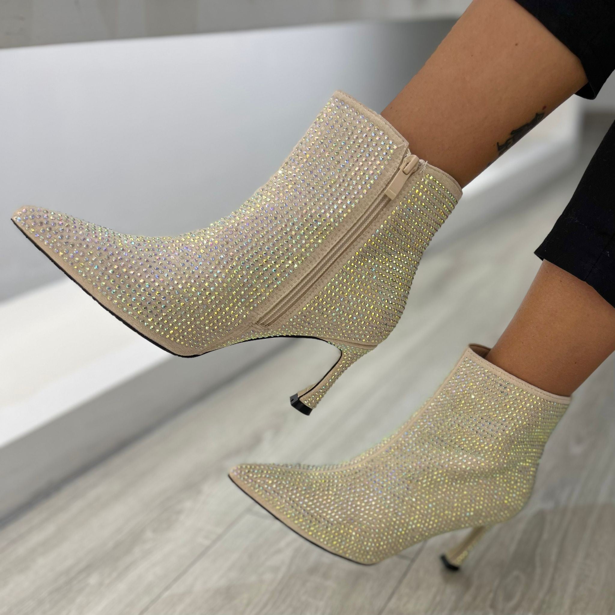 TRONCHETTO GLAM BEIGE