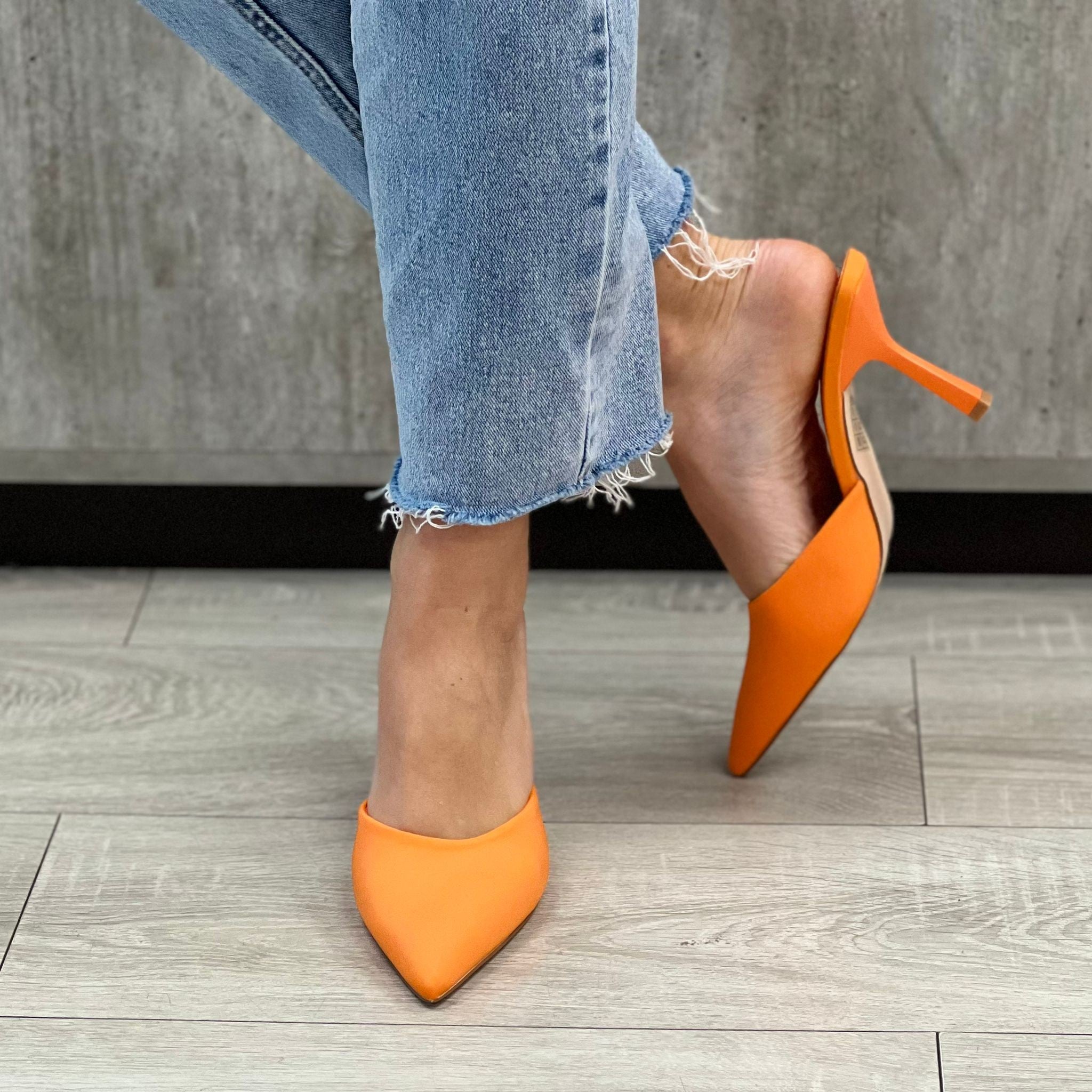 DèCOLLETEè SABOT ARANCIO