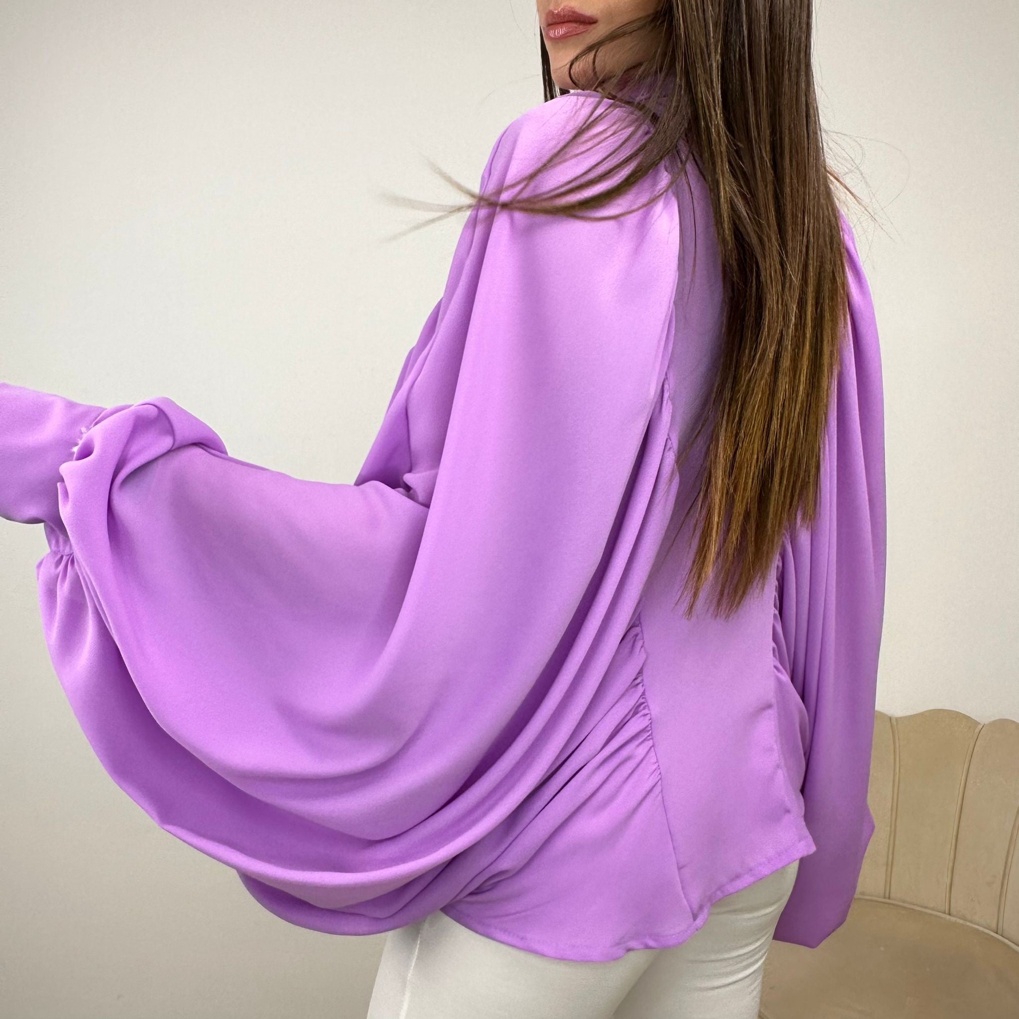 CAMICIA OVERSIZE GLICINE