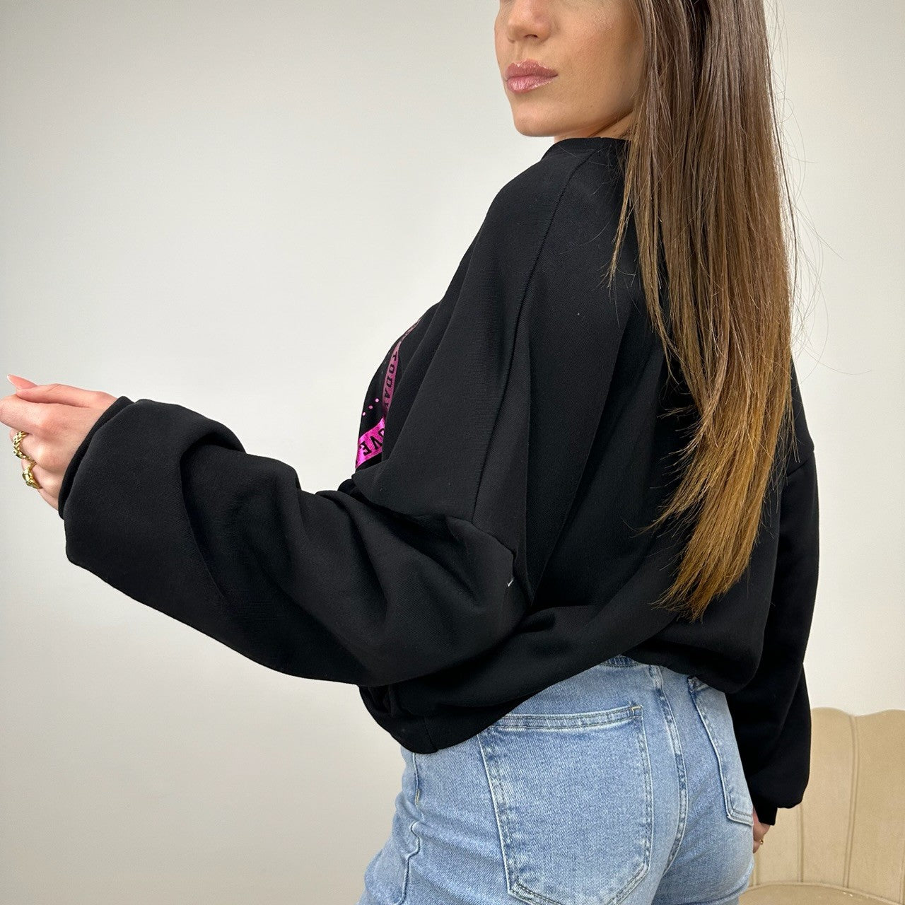 FELPA ORSACCHIOTTO NERA