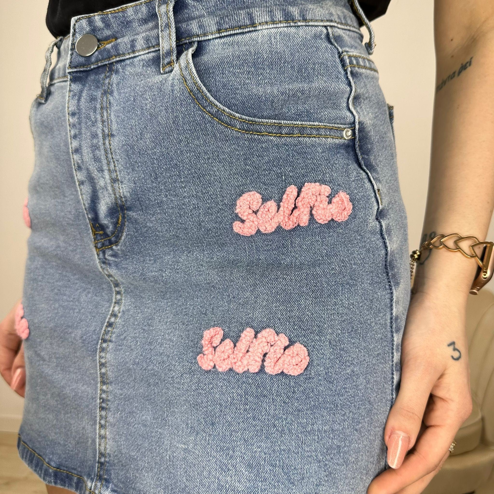 MINIGONNA IN JEANS SELFIE