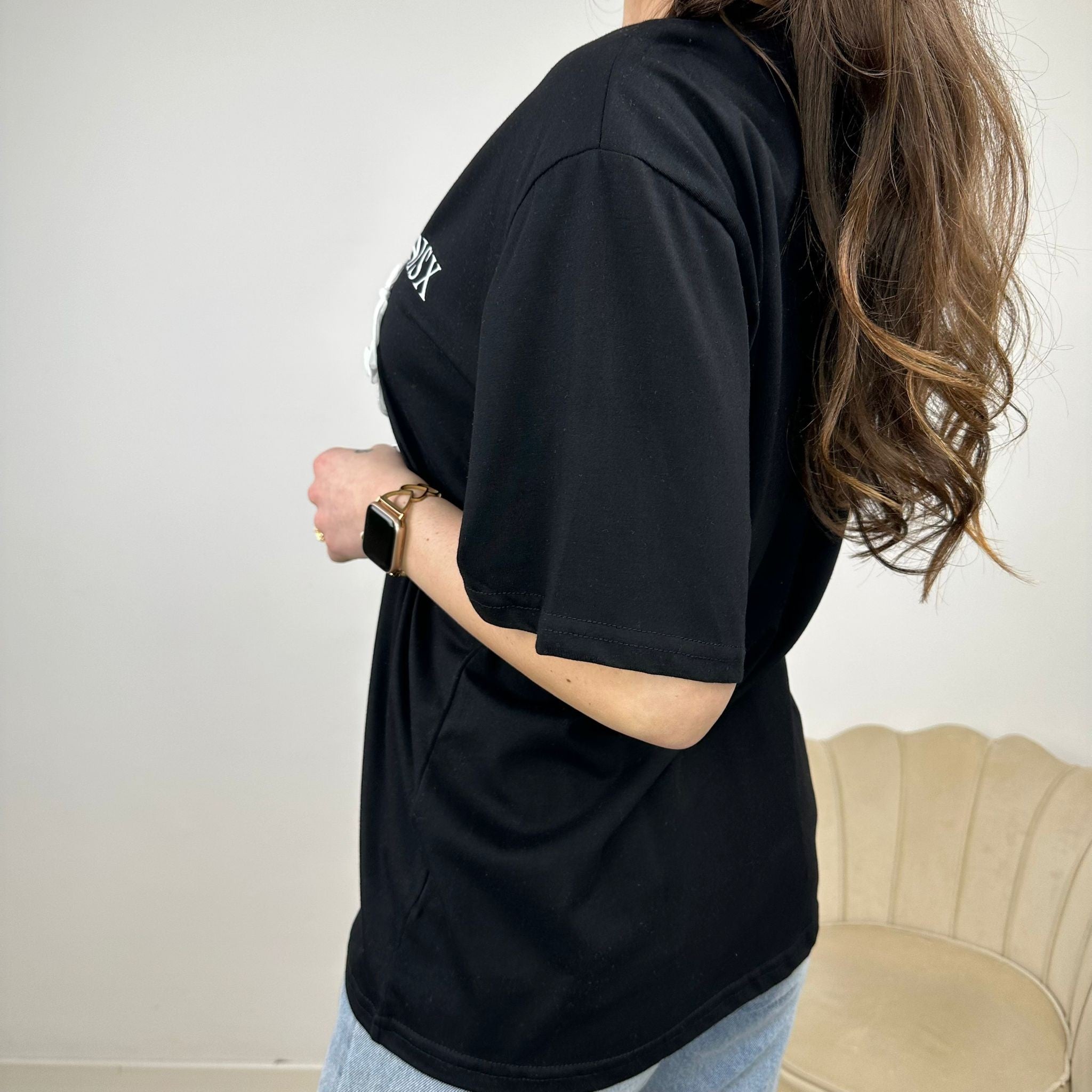 T-SHIRT TACKFASHION NERA